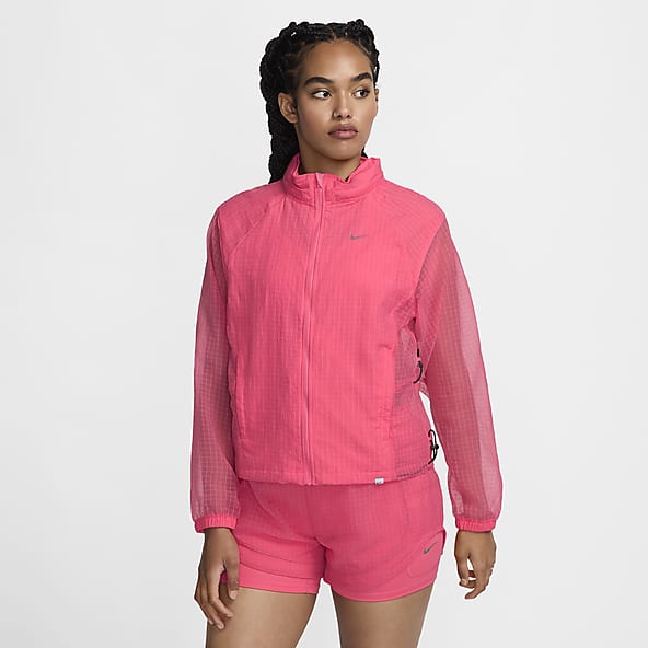 Pink and purple nike windbreaker on sale